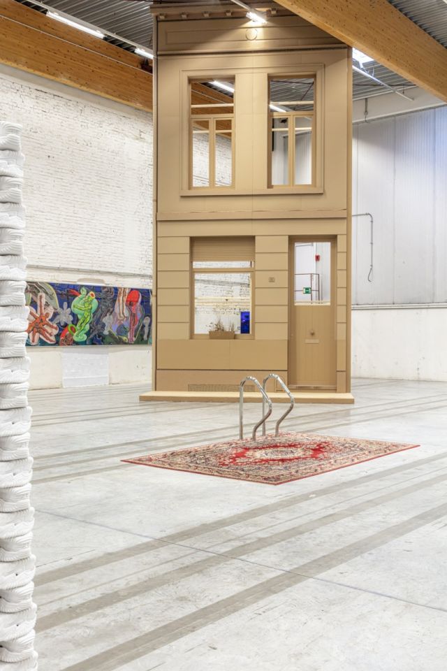 Works by Jimena Chávez Delion, Notebaert Marcel and Thomas Verstraeten. Photo by Valerie Clarysse