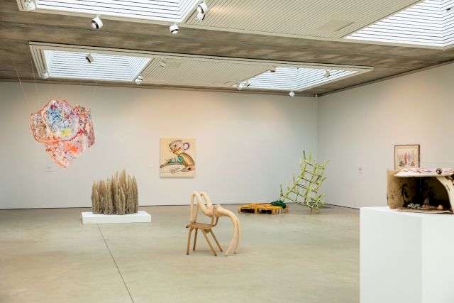 Installation view of Immortal Apples, Eternal Eggs at Hastings Contemporary in partnership with the Roberts Institute of Art and the Ingram Collection, 2024. Photography: Chip Creative