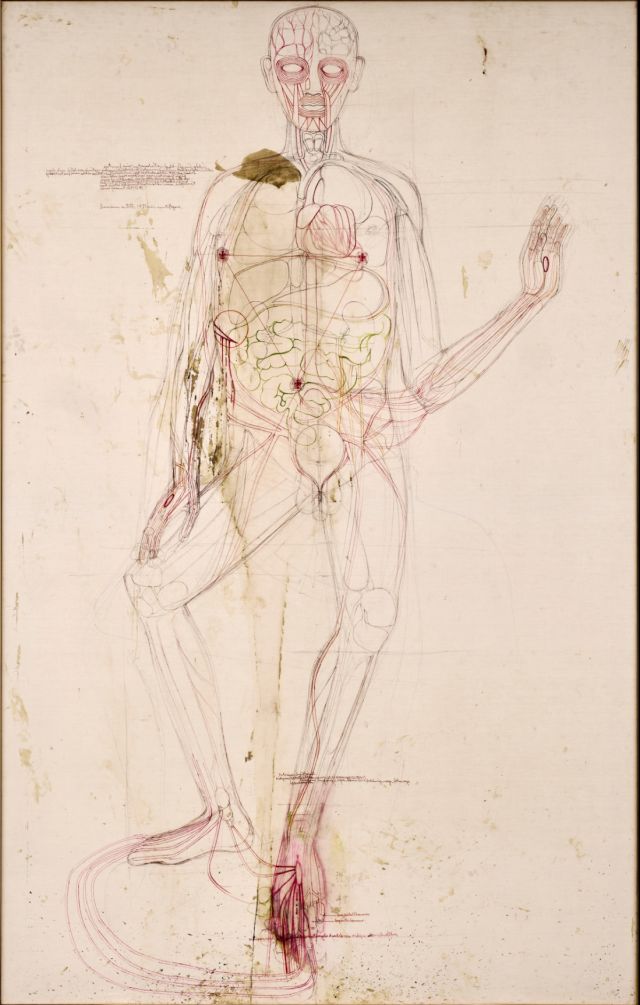 Hermann Nitsch, 'Oedipus Christus', 1981, 215 x 138 cm. Photo: PEDRINI PHOTOGRAPHY ZURICH